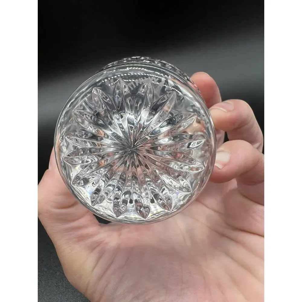 Tiffany & Co Sybil Diamond Cut Crystal Bud Vase 4.25” Tall
